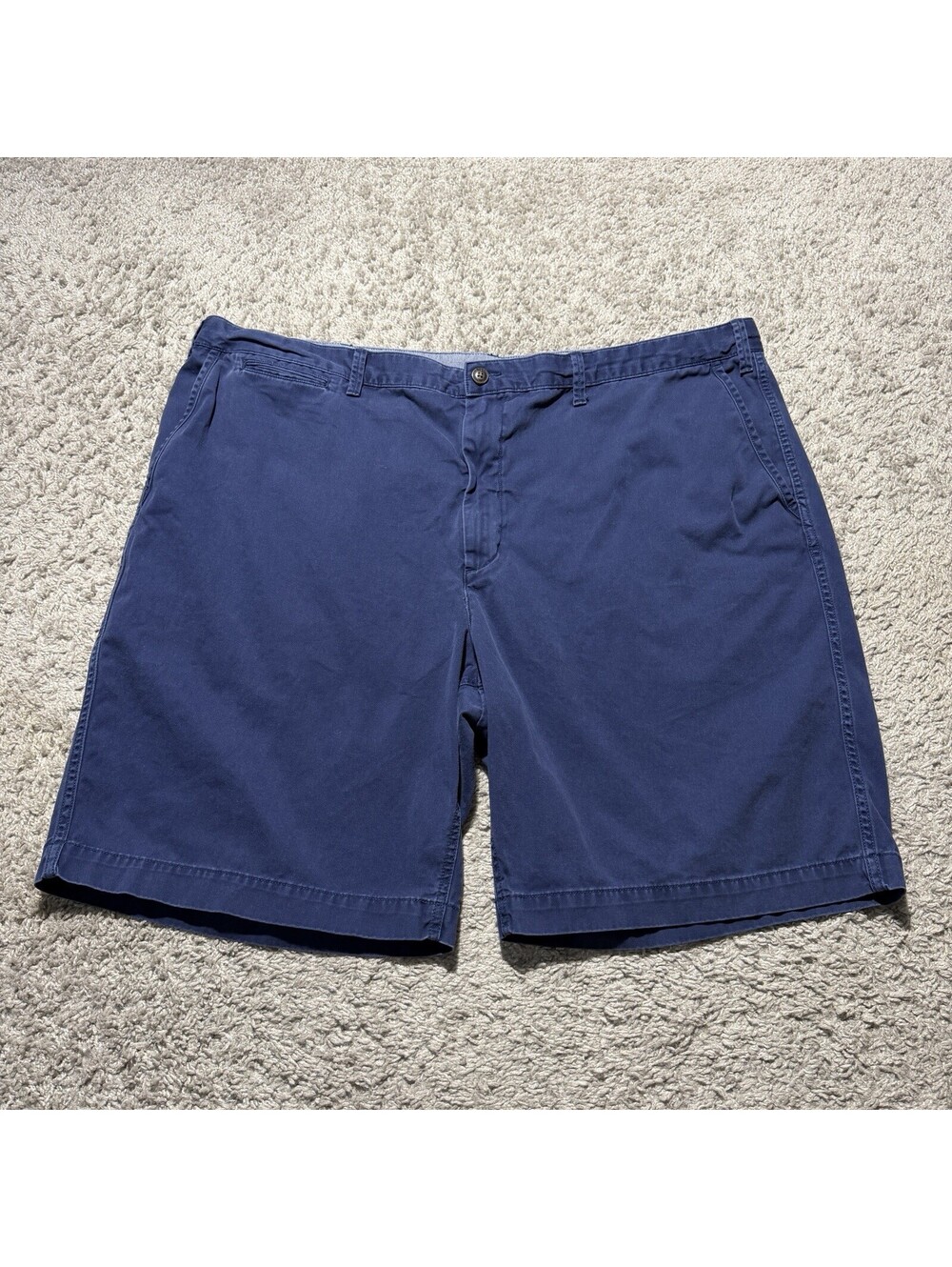 Polo Ralph Lauren Men's Classic Fit Chino Shorts Navy Blue Golf Casual Size 46B